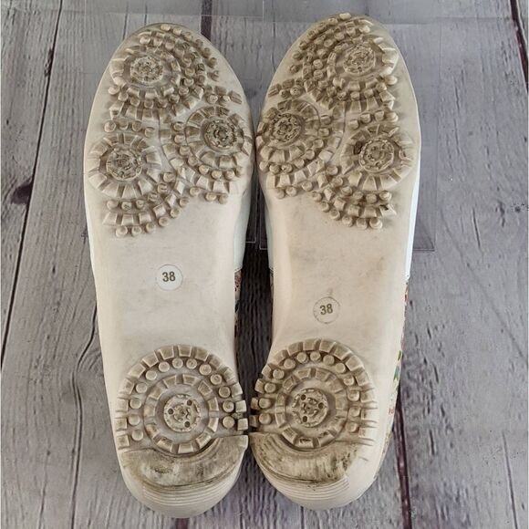 Nina Gelardi Floral Zip Up Spikeless Golf Shoes - Picture 6 of 11